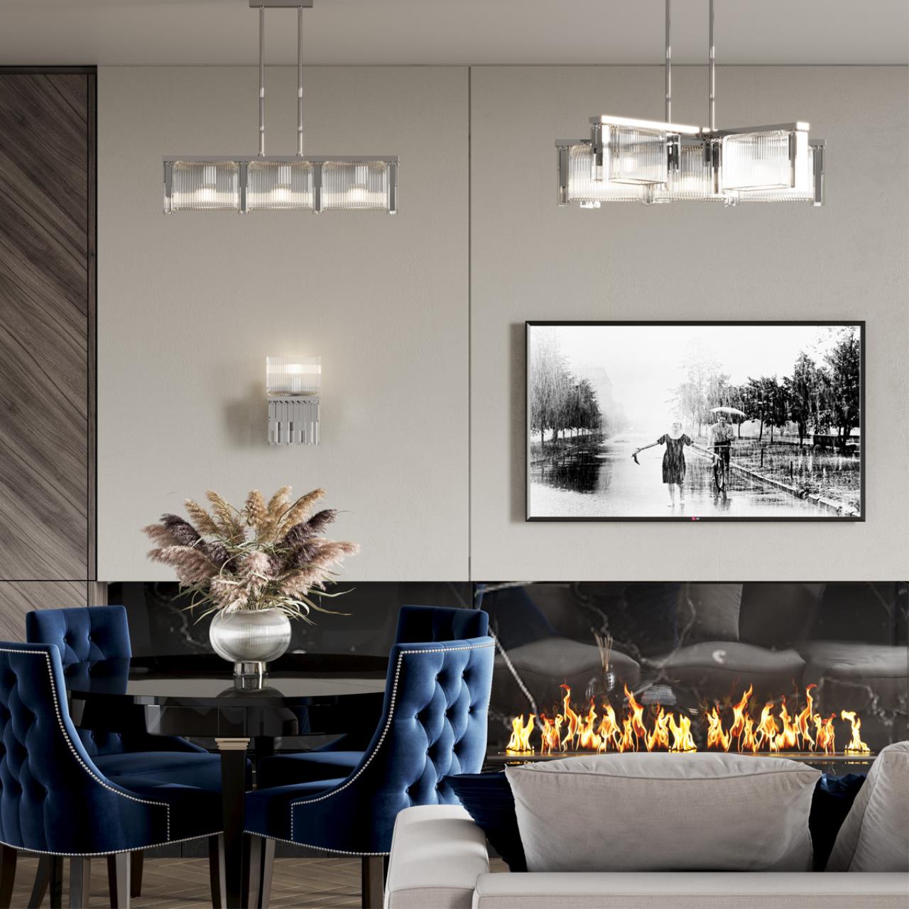 Люстра на штанге Odeon Light Gatsby 4871/3