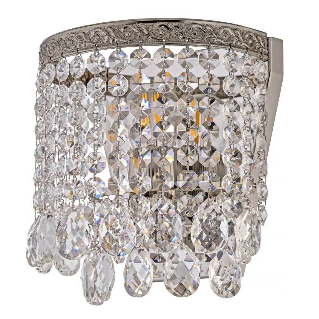 Хрустальное бра Arti Lampadari Castellana Nickel E 2.10.608 N