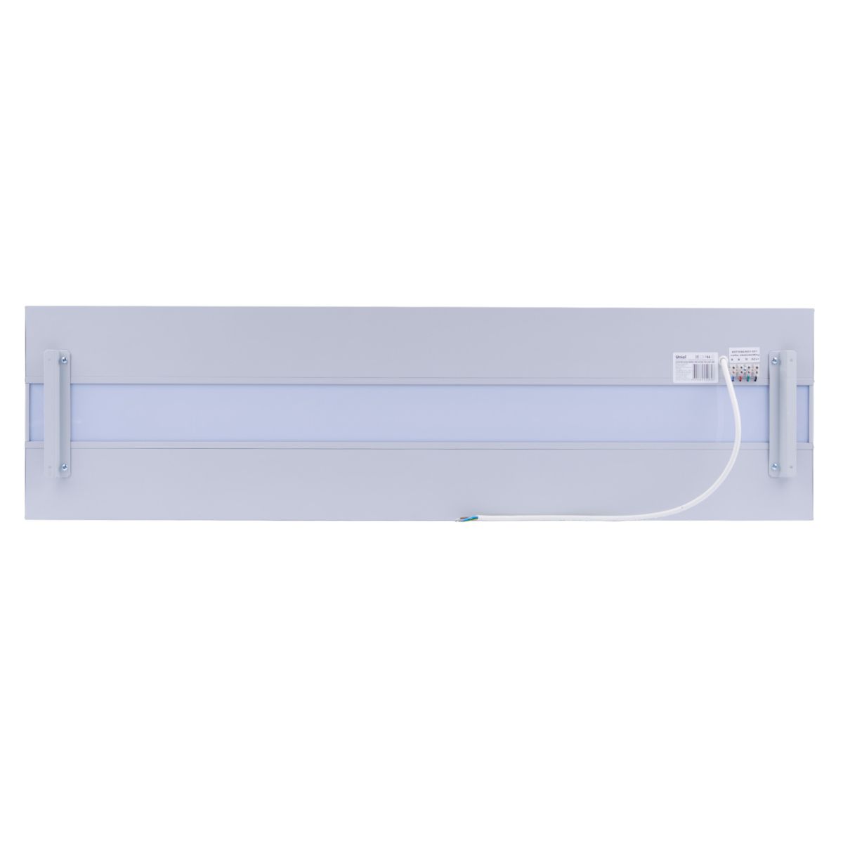 Светодиодная панель Uniel UL-00012596 ULO-K16B 2x22W/4000K/L100 5W/RGB IP44 LIGHT GREY