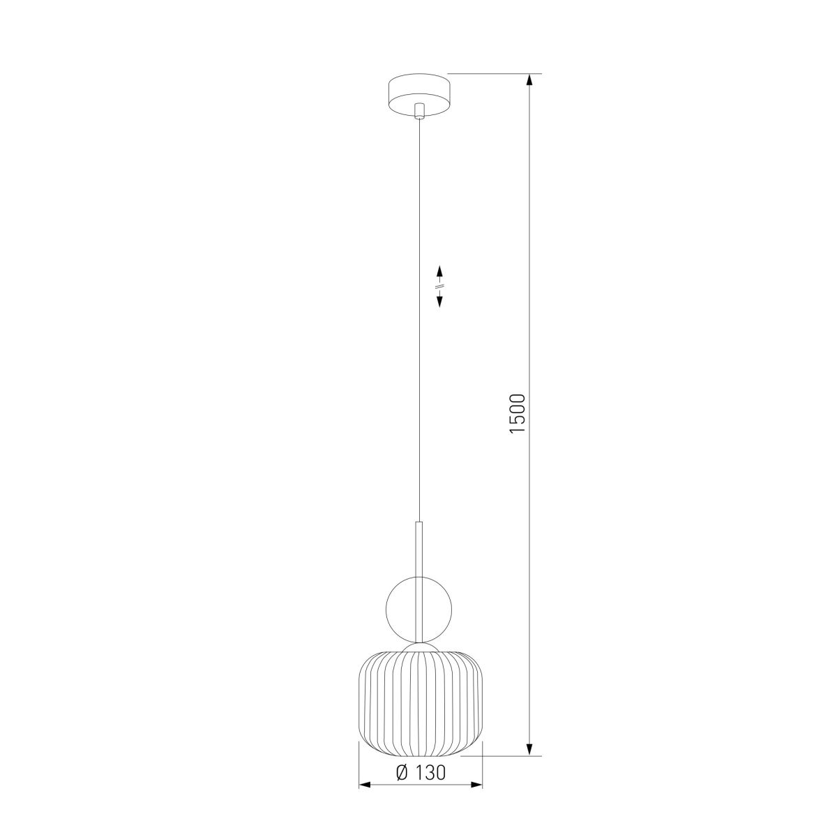 Подвесной светильник TK Lighting 11038 Sophia Cognac a071821