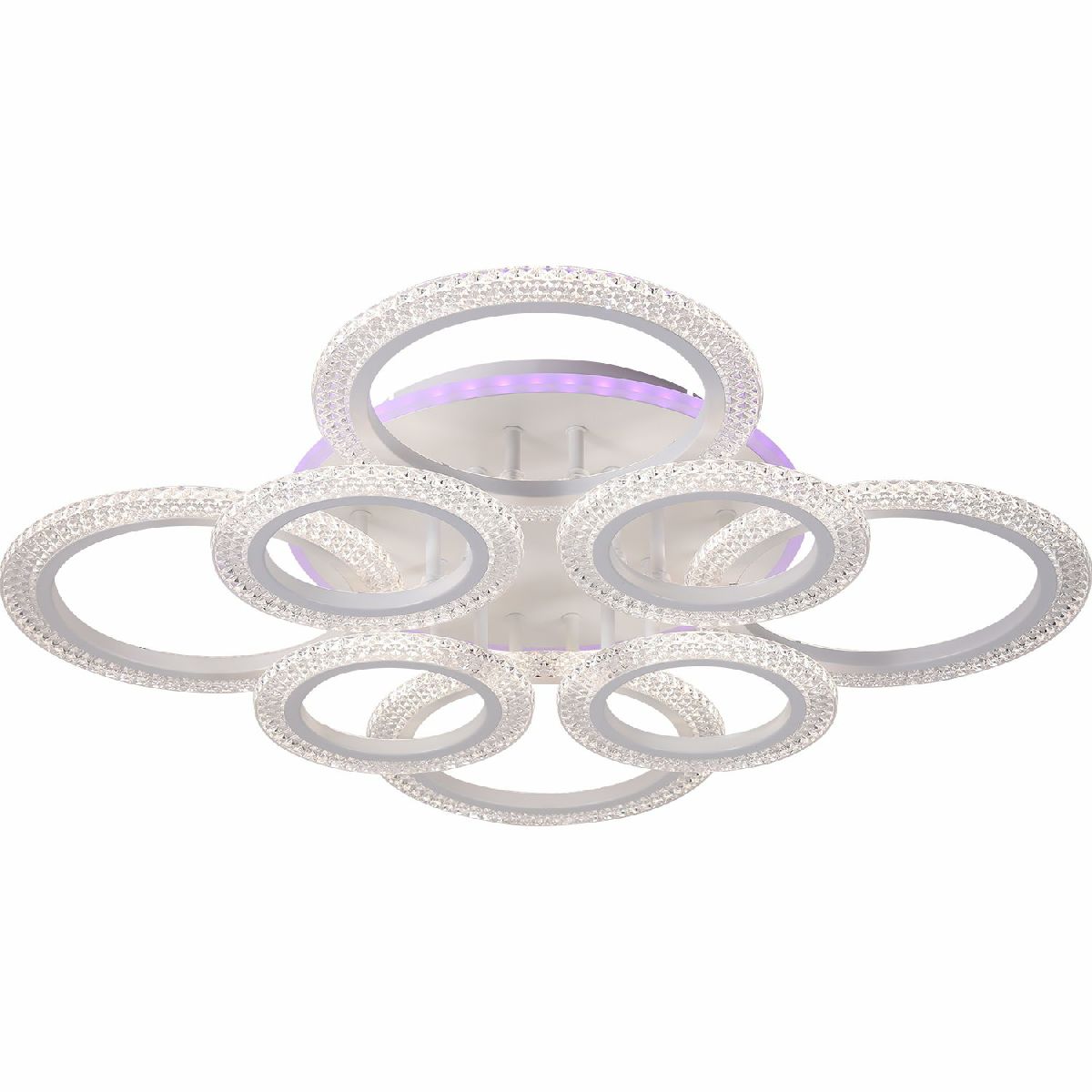 Потолочная люстра Reluce 08488-0.3-4+4CRGB WH(RGB)