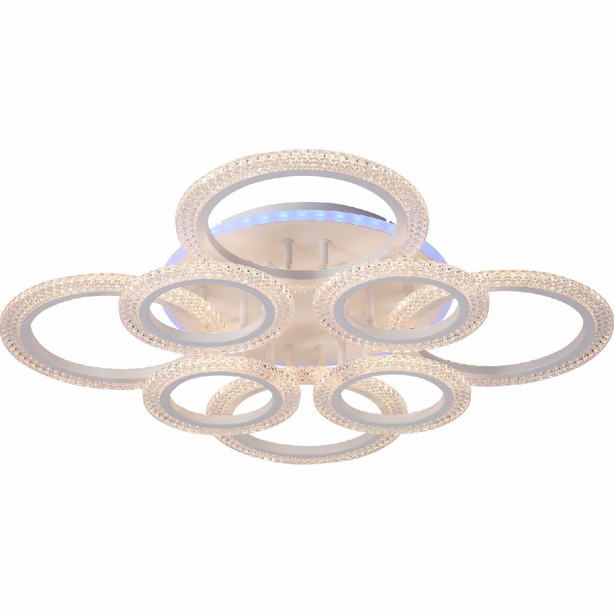 Потолочная люстра Reluce 08488-0.3-4+4CRGB WH(RGB)
