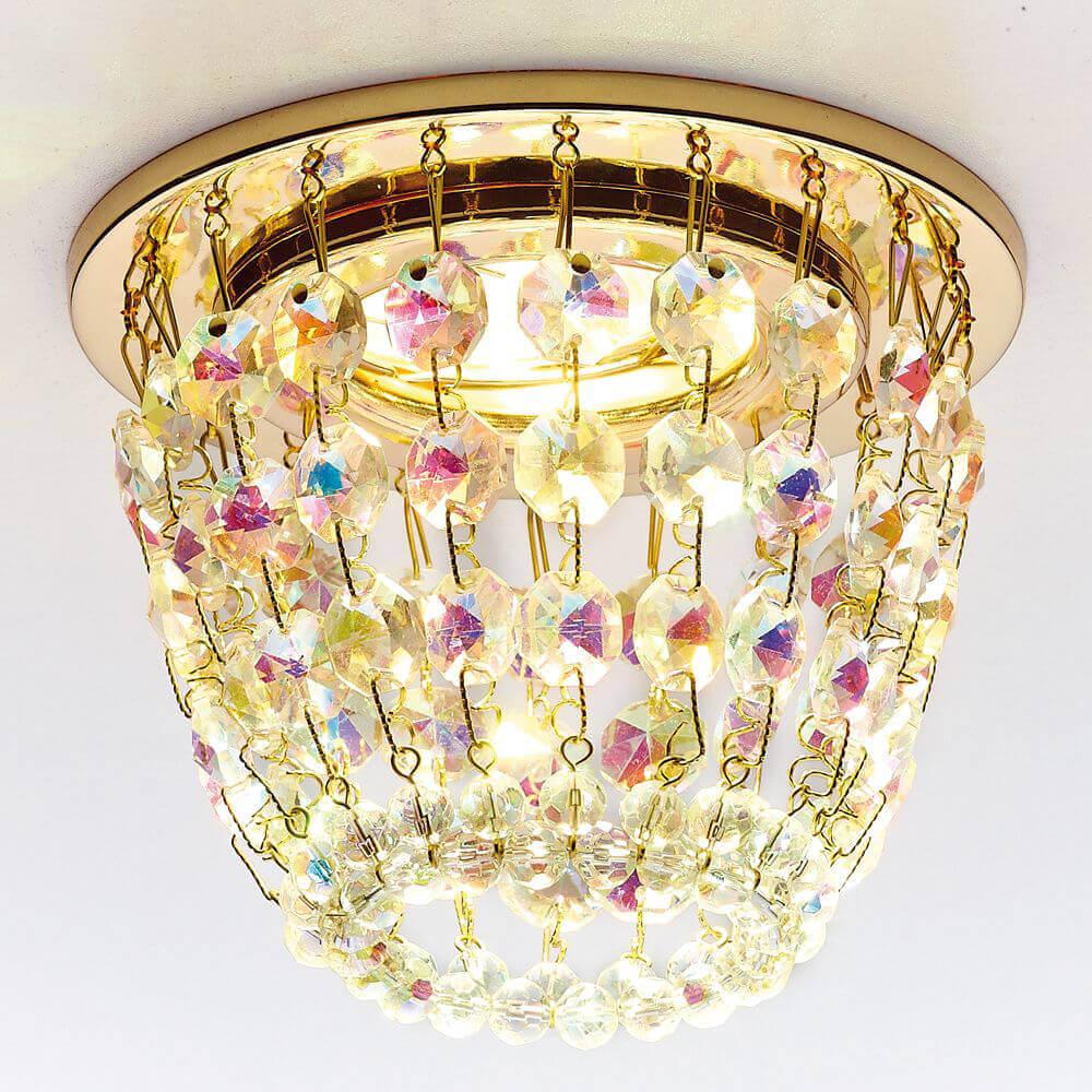 Встраиваемый светильник Ambrella Light Crystal K2075 CH/CL