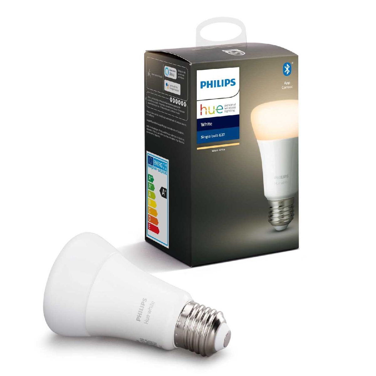 Умная светодиодная лампа Philips Hue E27 9W 2700K 929001821618