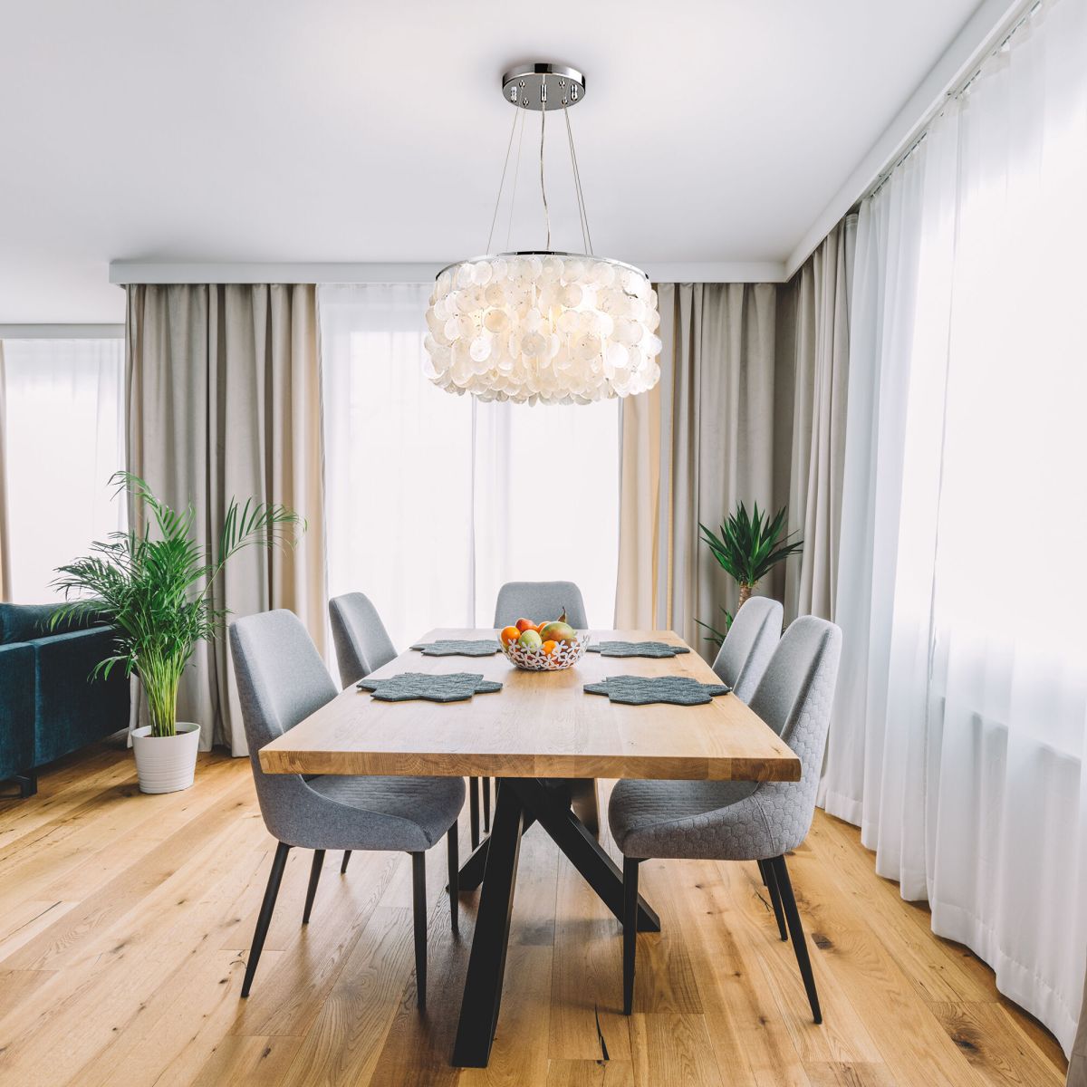 Подвесной светильник Eurosvet 60005/4 хром 00000073165