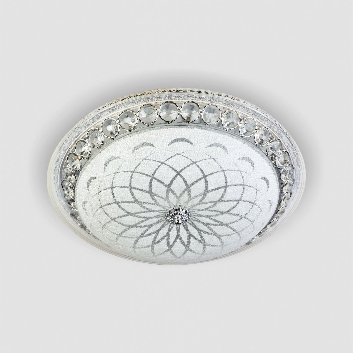 Потолочный светильник стеклянный LED4U L1107-400 CR
