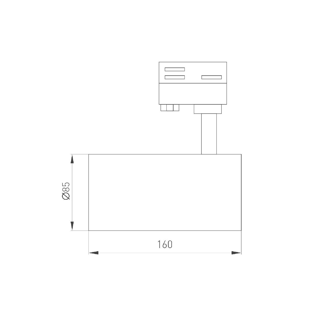 Трековый трехфазный светильник Arlight LGD-CALIPSO-4TR-R85-20W Day4000-MIX 046734