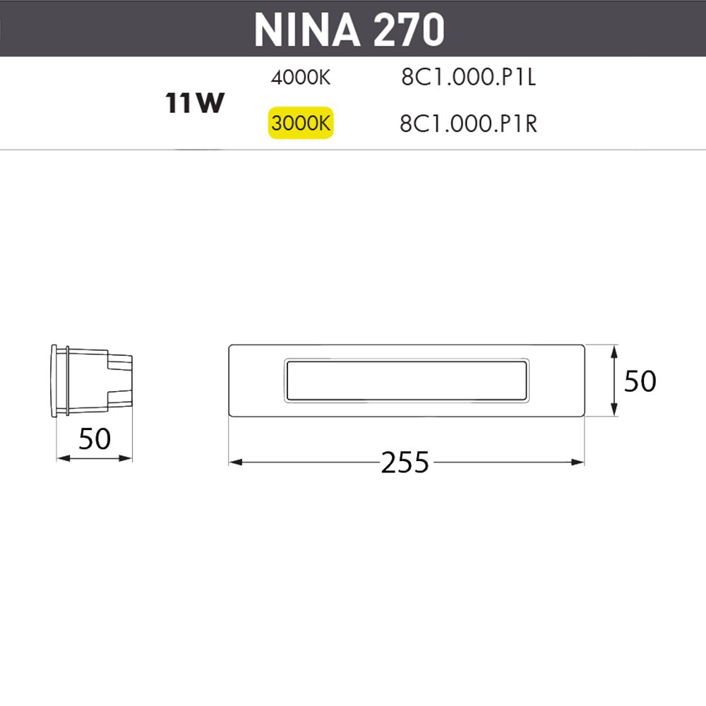 Уличный светодиодный светильник Fumagalli Nina 8C1.000.000.WXP1L