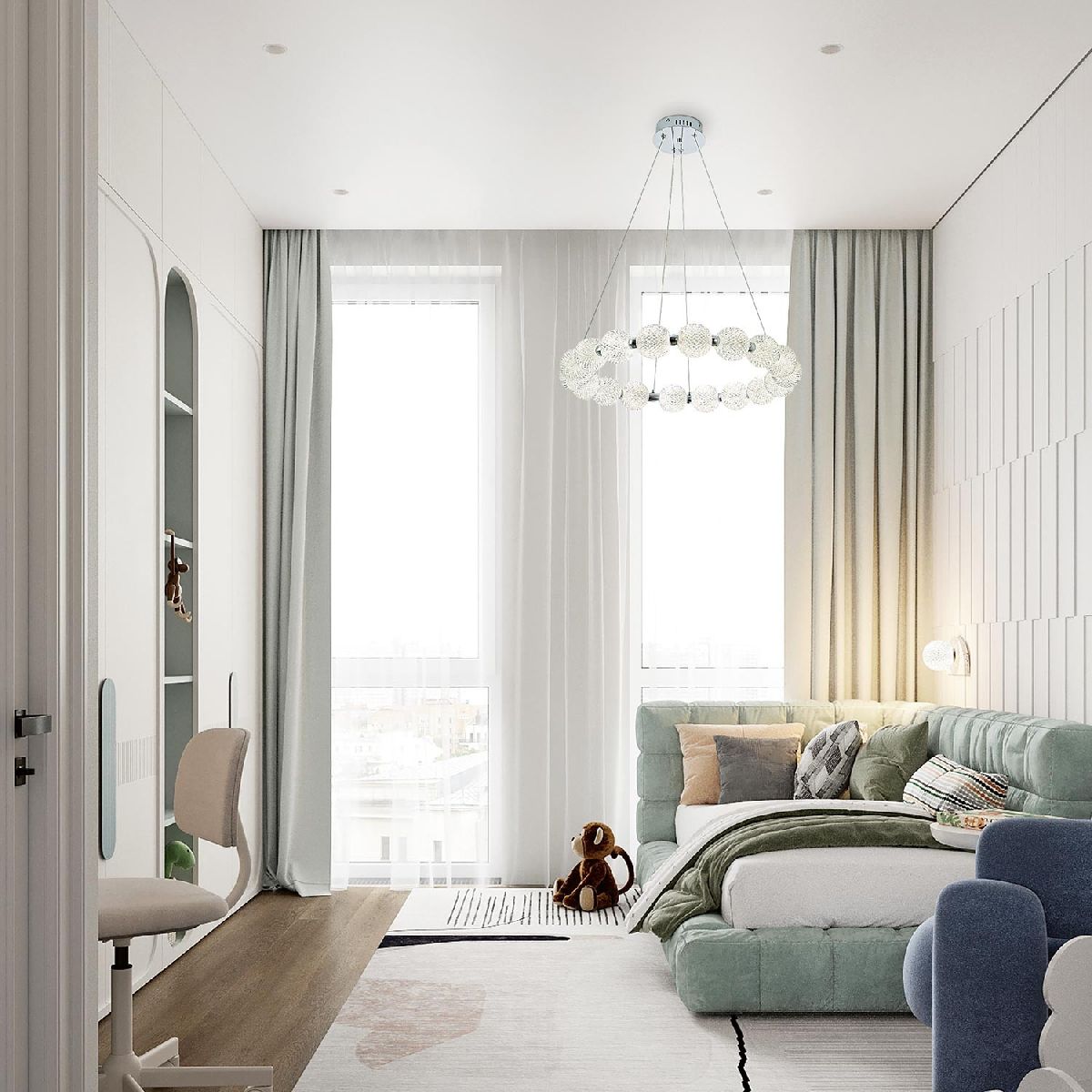 Подвесная люстра кругами Modestyle MS.8014.600 CR