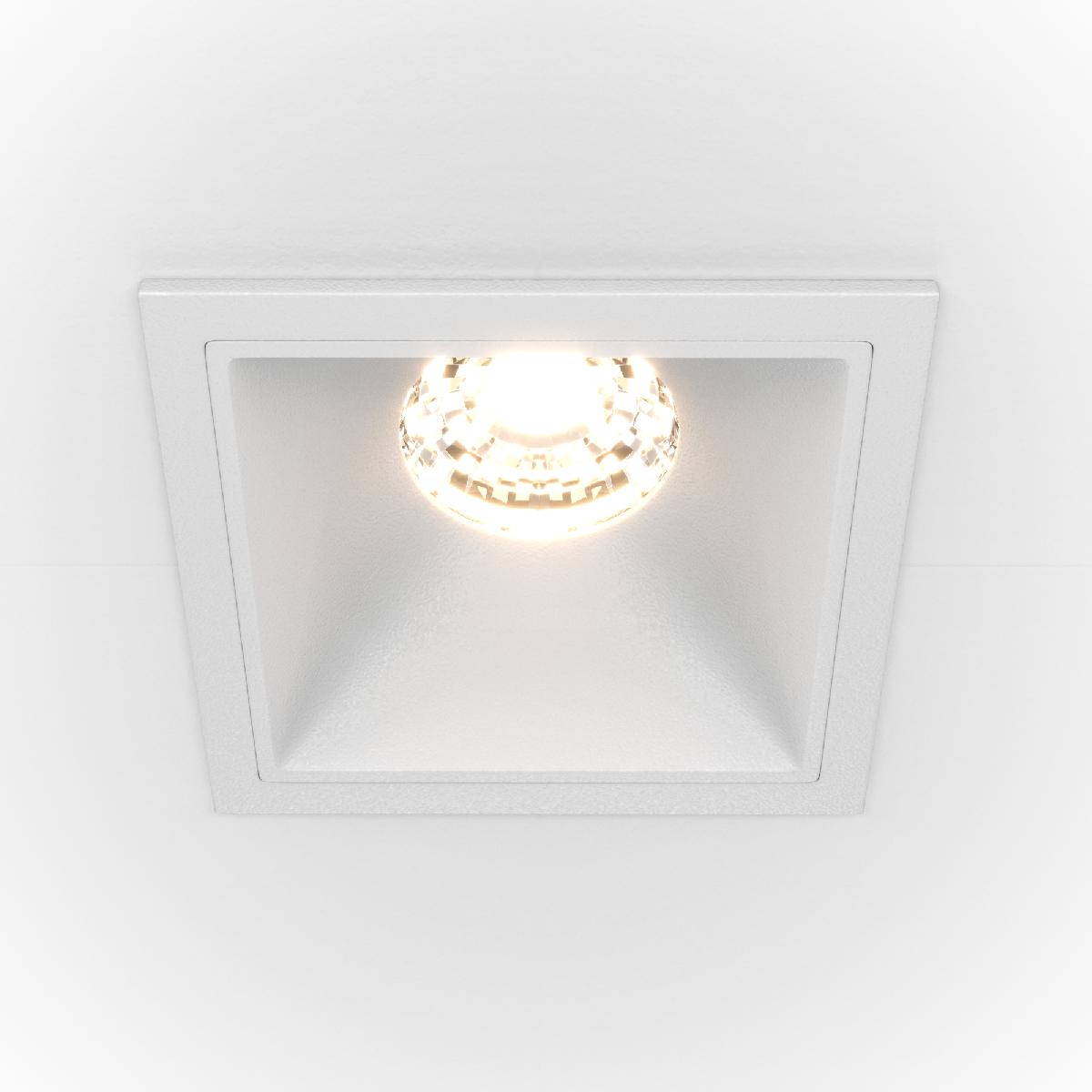 Встраиваемый светильник Maytoni Technical Alfa LED DL043-01-10W4K-D-SQ-W