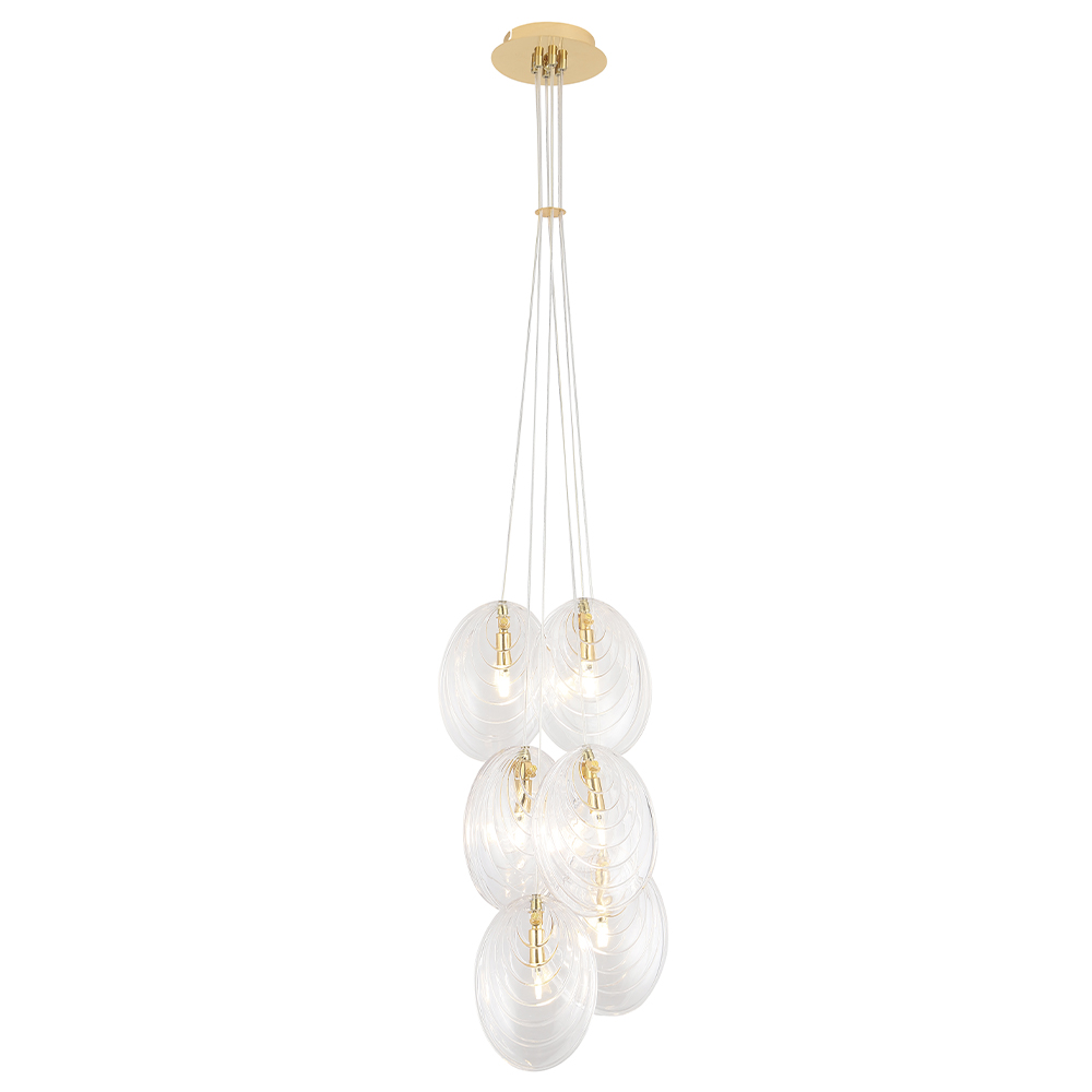 Подвесной светильник Crystal Lux MAR SP6 TRANSPARENTE