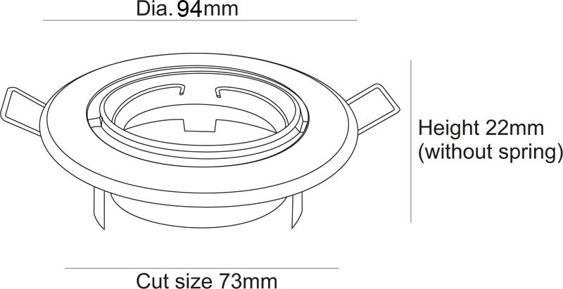Встраиваемый светильник Deko-Light Built-in 442832