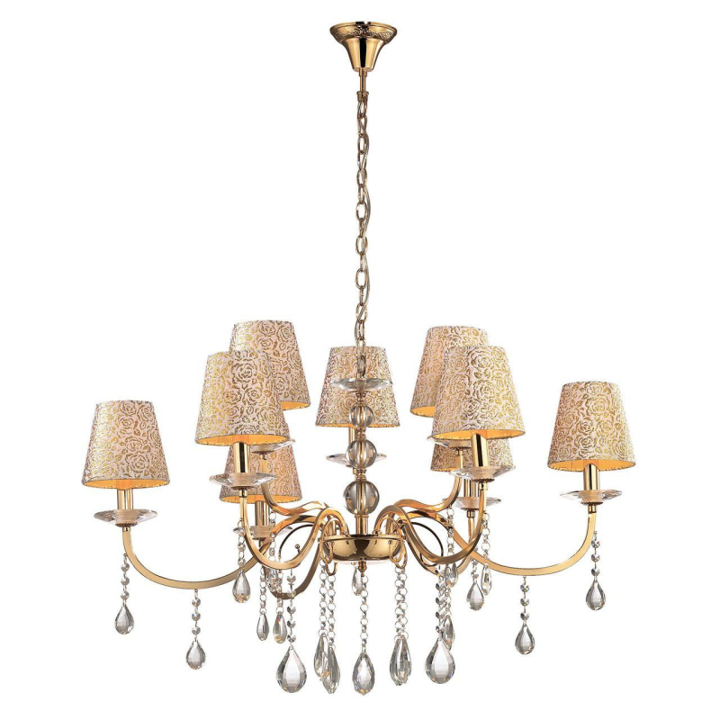 Подвесная люстра Ideal Lux Pantheon SP9 Oro 088105