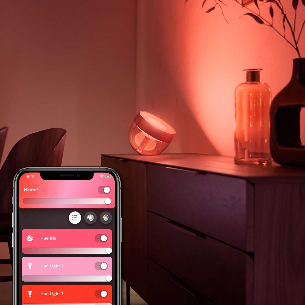 Умная настольная лампа Philips Hue Q4'20 Iris gen4 EU/UK copper 929002376801