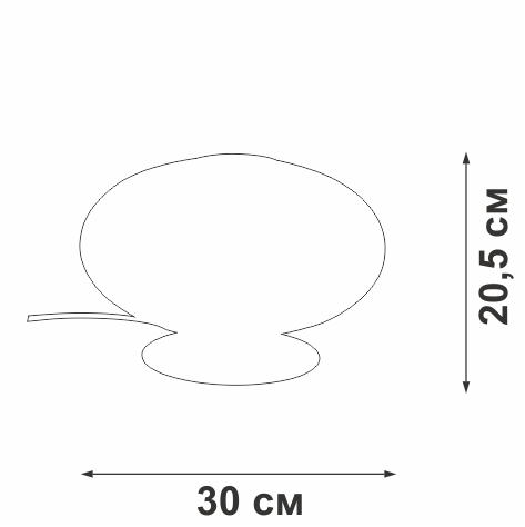 Настольная лампа Vitaluce V2888-8/1L