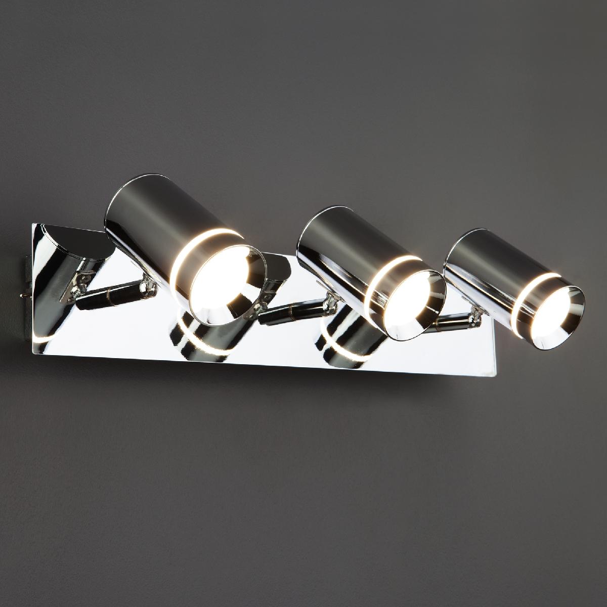 Настенный светильник Eurosvet Stalk 20064/3 LED хром