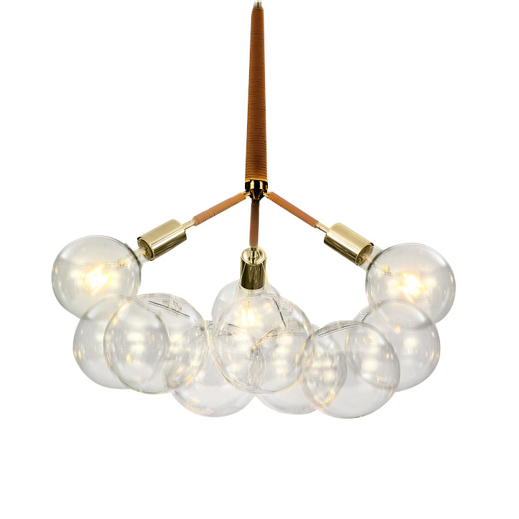 Подвесная люстра шар DeLight Collection 9087/3 brown