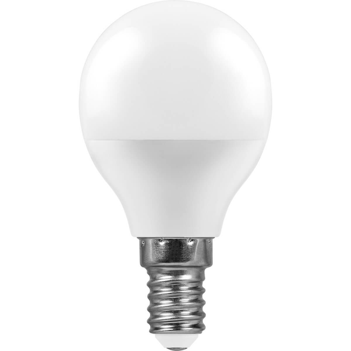 Лампа светодиодная Feron E14 7W 2700K Свеча на ветру Матовая LB-97 25760