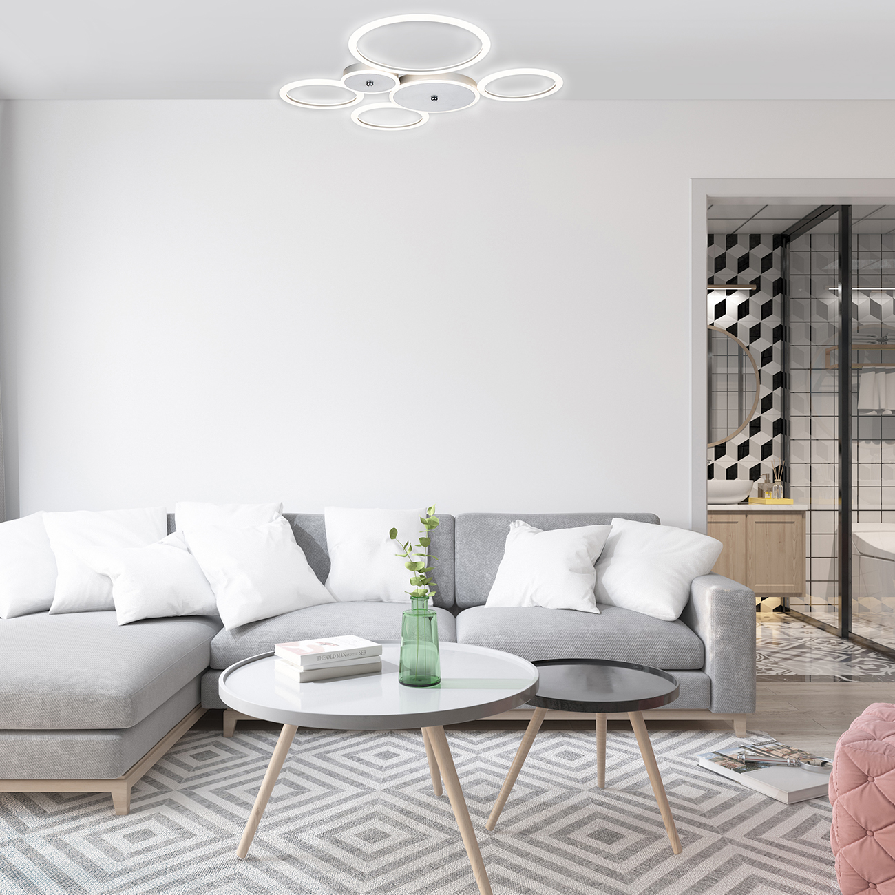 Потолочная люстра Escada Saturn 10268/6LED Silver в Москве