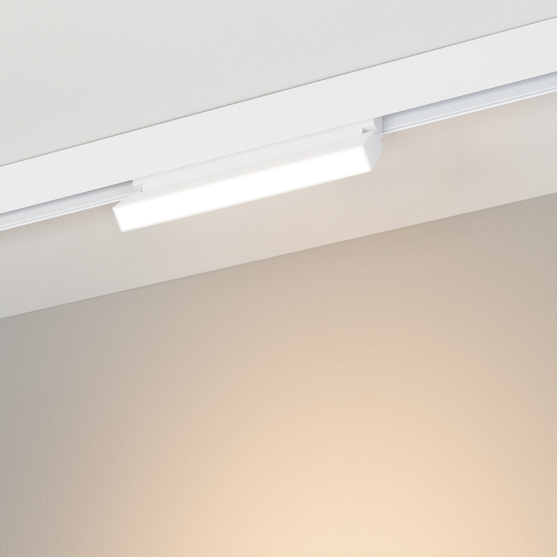 Трековый светильник Arlight MAG-ORIENT-FLAT-FOLD-S230-12W Warm3000 (WH, 80 deg, 48V) 035859(1)