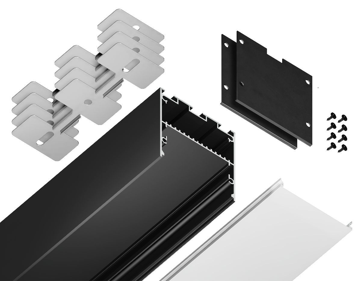 Алюминиевый профиль Ambrella Light Profile System GP3100BK