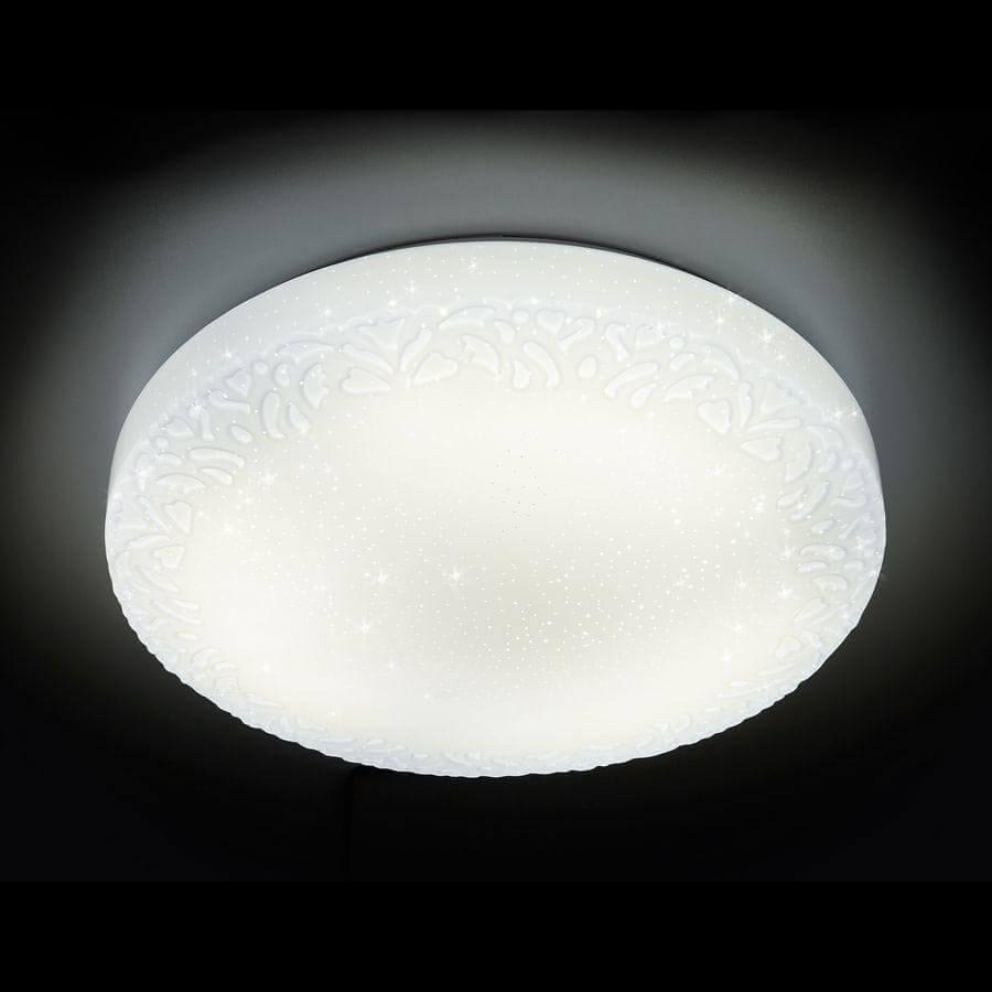 Потолочный светодиодный светильник Ambrella Light Orbital Air F21 WH 48W D390