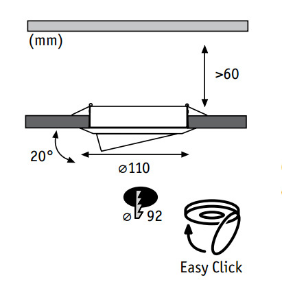 Встраиваемый светильник Paulmann Quality Line Halogen 98804