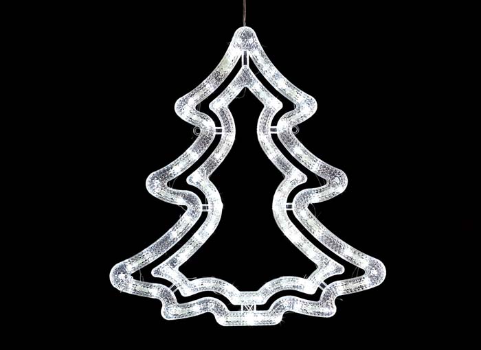 Подвесной светодиодный светильник «Ёлочка» Uniel (UL-00001405) ULD-H3543-070/STA White IP20 Xmas Tree