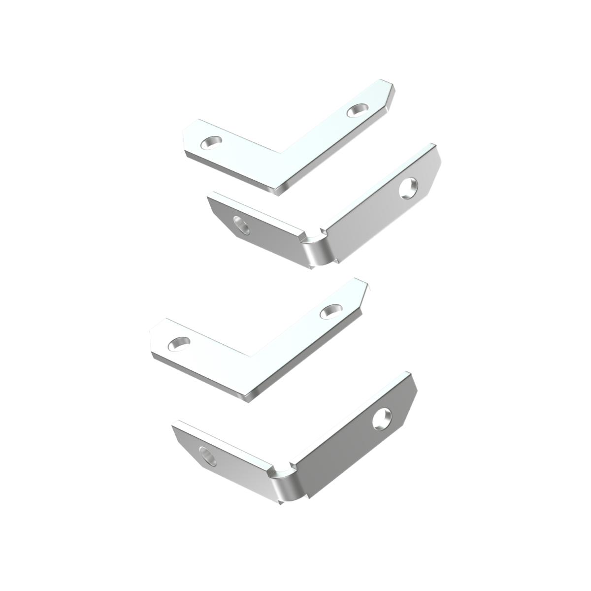 Комплект угловых соединителей шинопровода Denkirs Smart One TR2027-AL