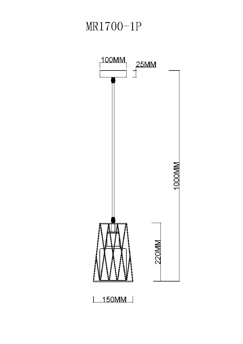 Подвесной светильник MyFar Scrum MR1700-1P