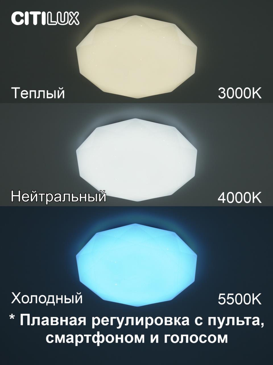 Потолочная люстра Citilux Астрон CL733330G