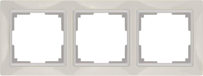 Рамка Werkel Snabb Basic на 3 поста слоновая кость WL03-Frame-03 4690389098741