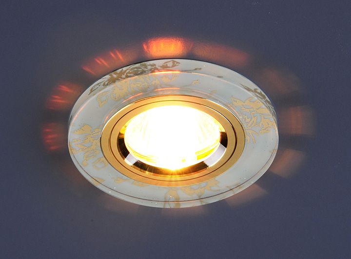 Встраиваемый светильник Elektrostandard 8561/6 MR16 WH/GD 4690389056444 a030536