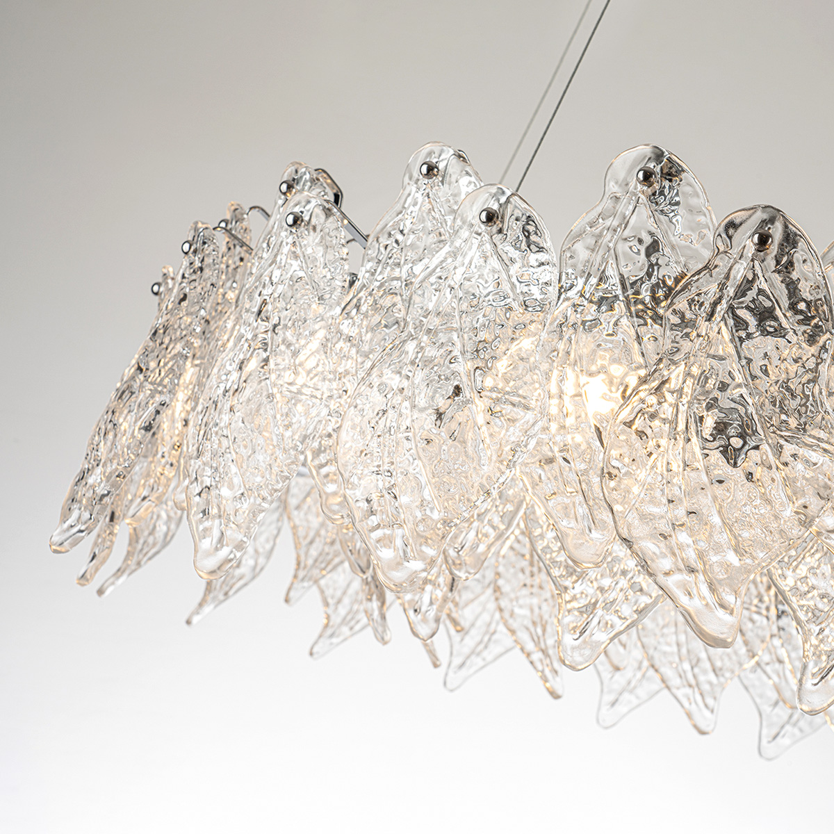 Подвесная люстра флористика Modestyle MS.2290.12 CR