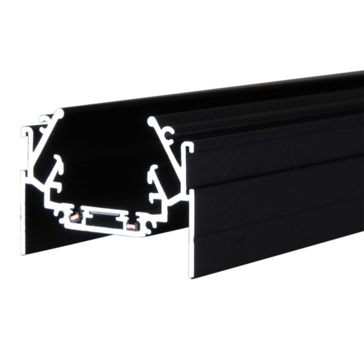 Магнитный шинопровод для натяжных потолков (гарпун) Reluce RL 06300 track rail 3000mm BK