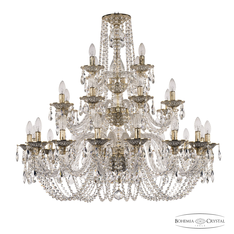 Подвесная люстра Bohemia Ivele Crystal 16102/16+8+4/360/3d GW