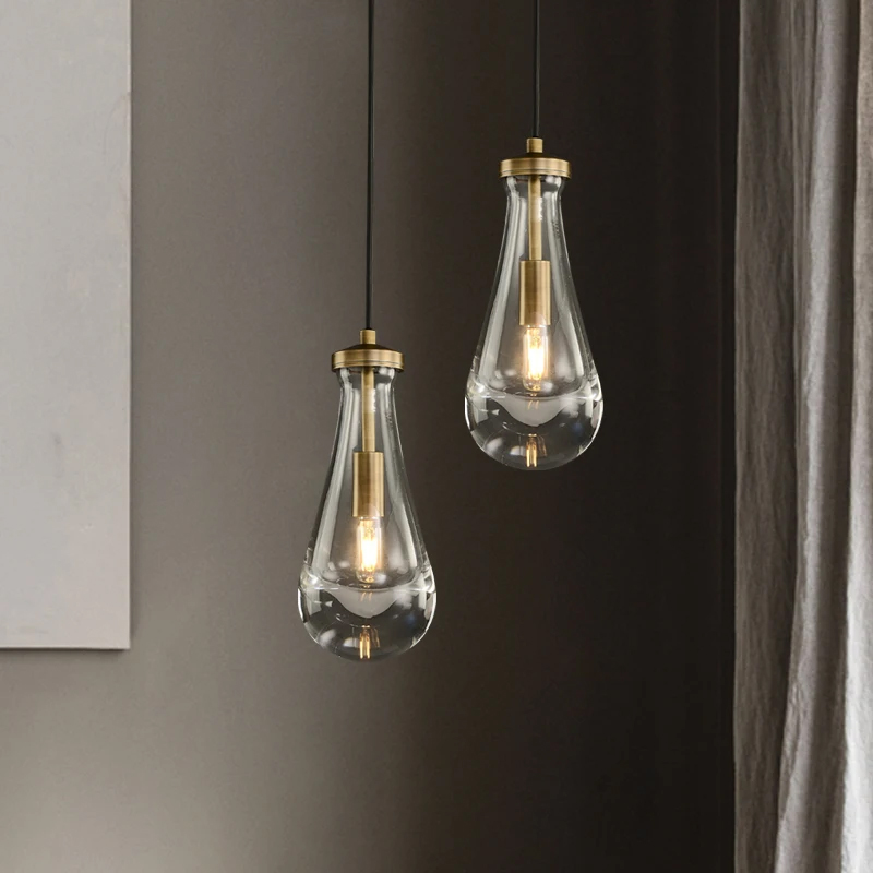 Подвесной светильник DeLight Collection Raindrop MT9093-1H brushed gold
