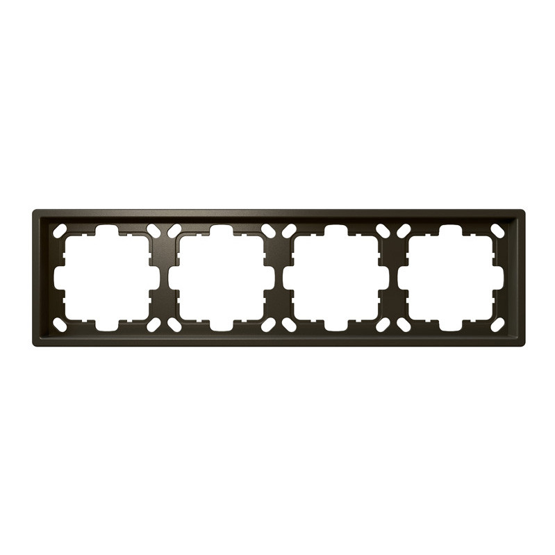 Рамка серия FD 4-постовая Jasmart FD1004BR