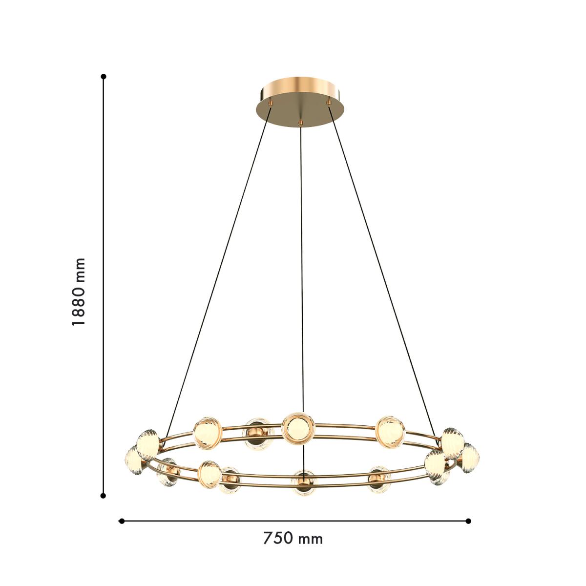 Подвесная люстра Favourite Rondell 4382-15P