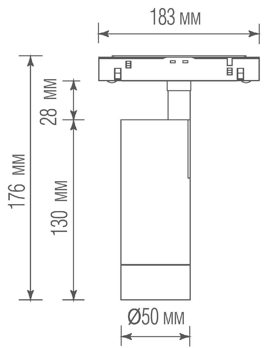 Трековый светильник Donolux Alpha DL20295TW20WTuya