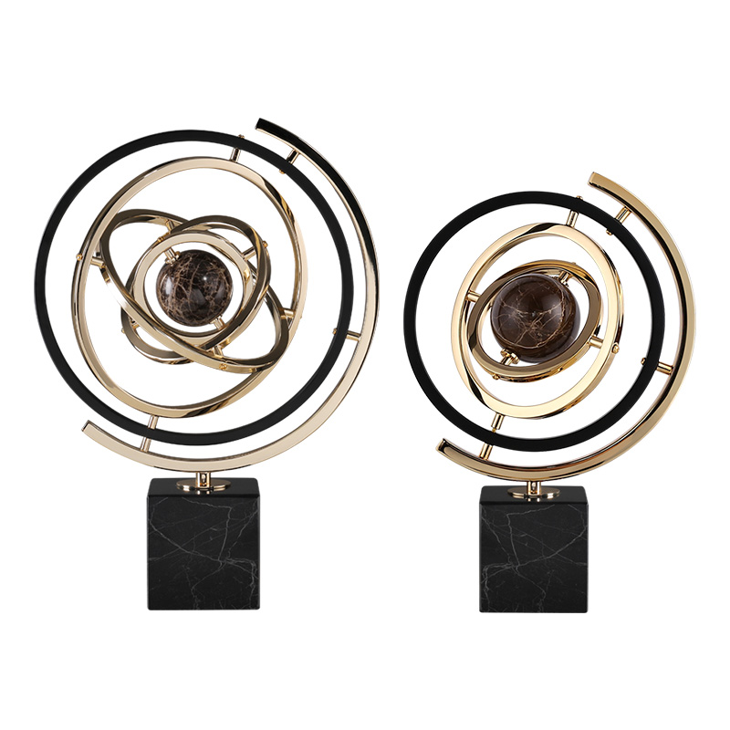 Статуэтка ArtHomeDecor Saturn 4171 L BK GD