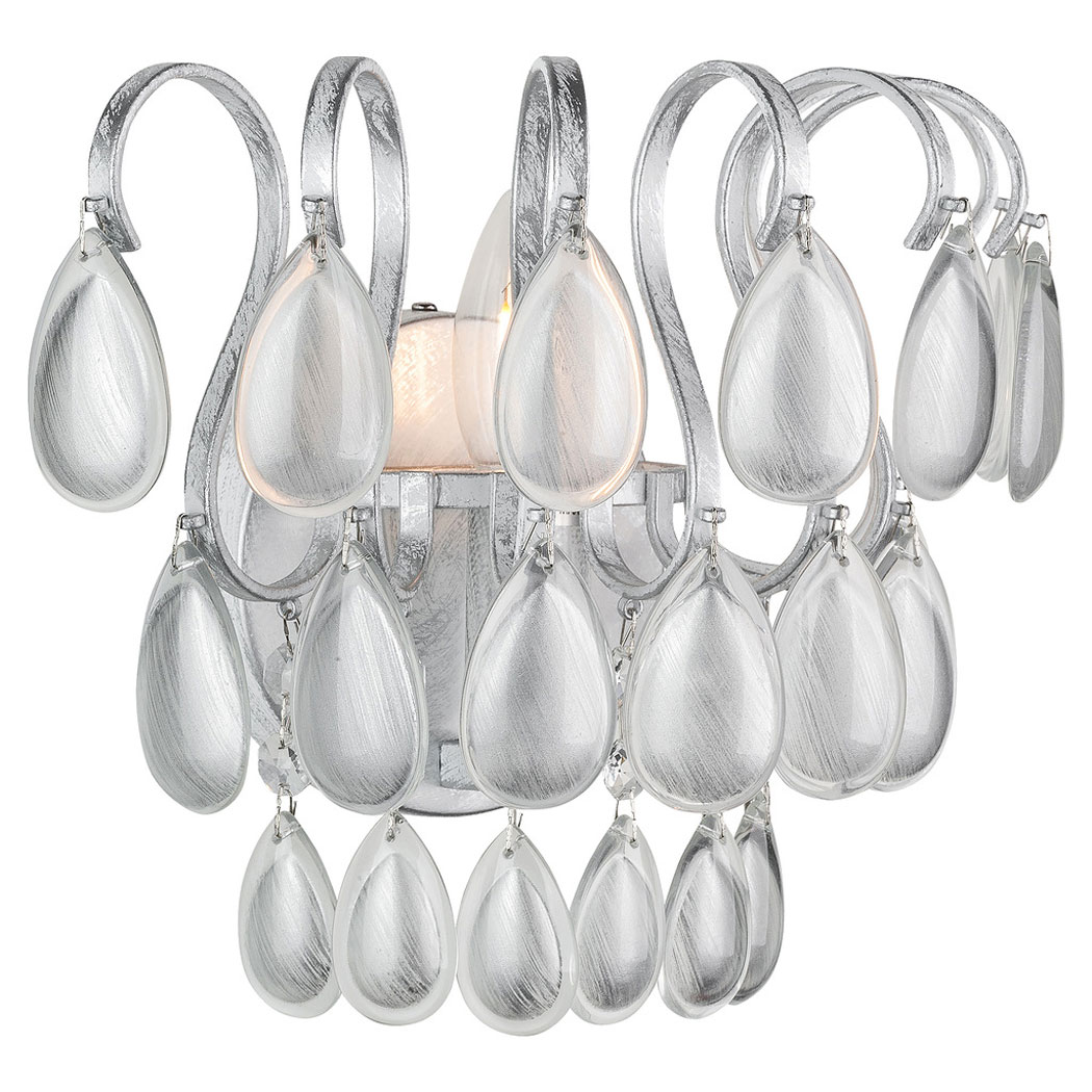 Настенный светильник AM Group MONICA AP1 SILVER