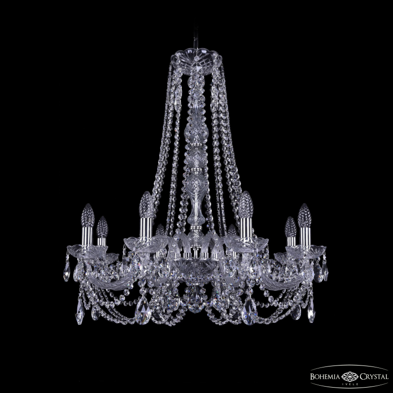 Подвесная люстра Bohemia Ivele Crystal 1406/8/240/h-75 Ni