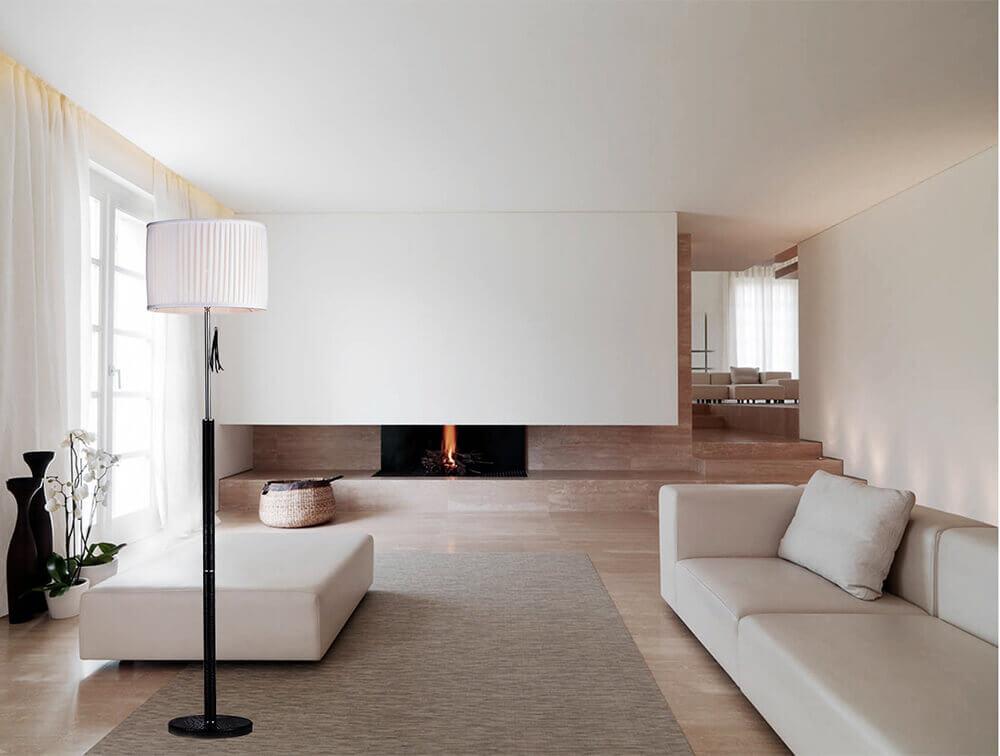 Торшер Lucia Tucci Pelle Bianca F2010.1