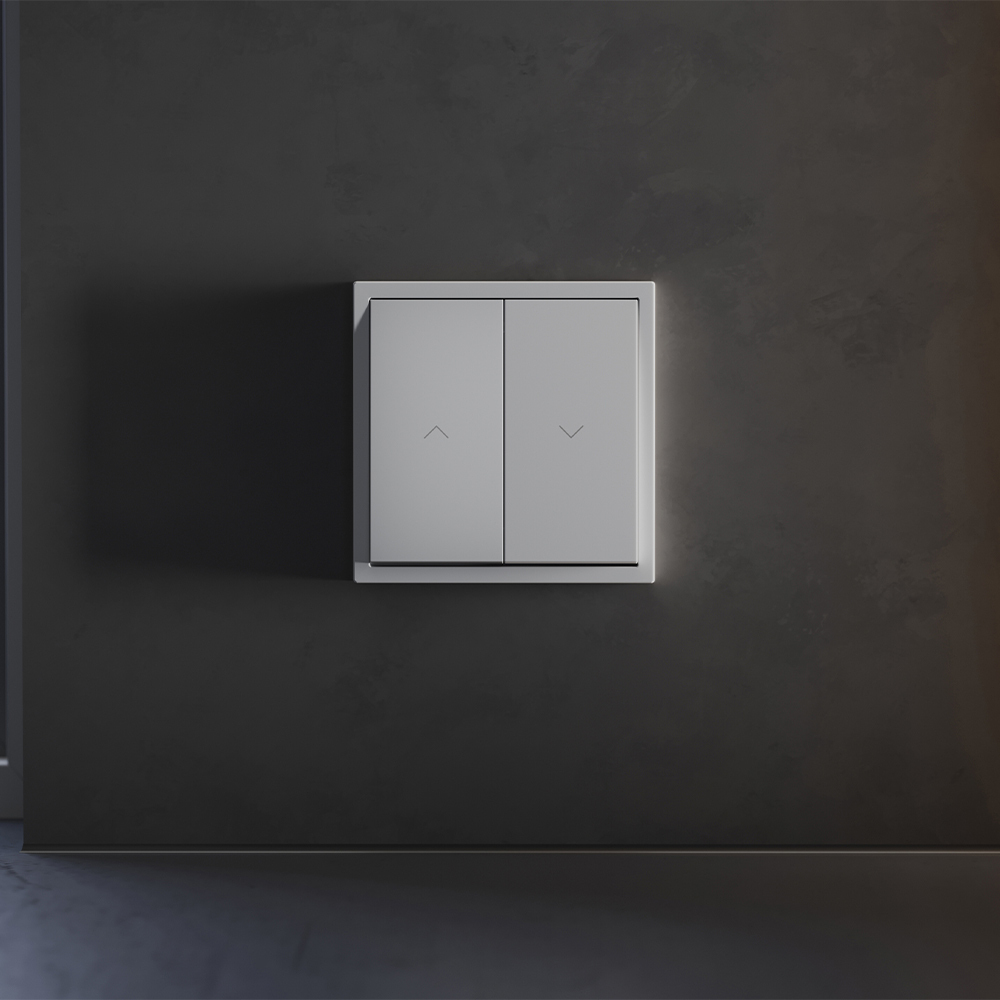 Клавиши для выключателя жалюзи Voltum S70 (серый) VLS002516