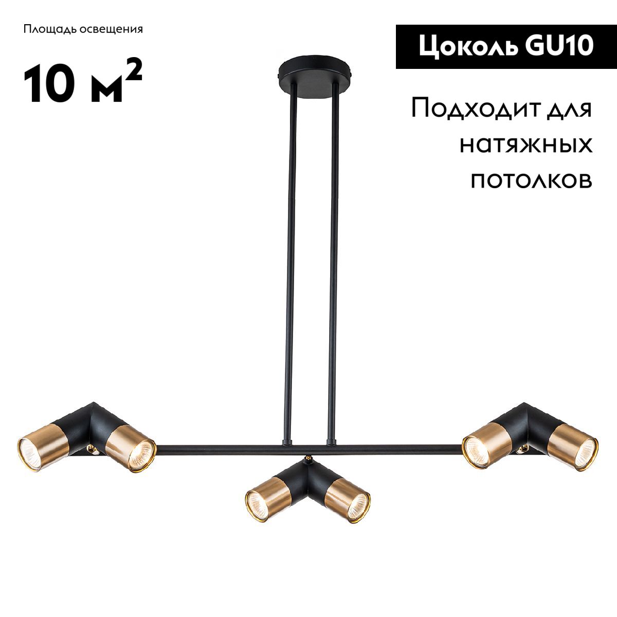 Потолочная люстра Indigo Doppio V000452