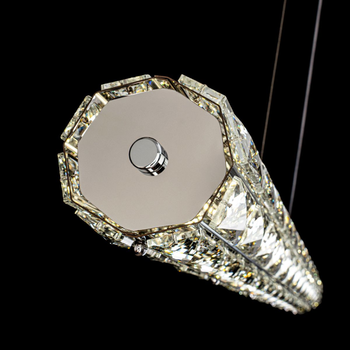 Подвесной светильник хрустальный Modelux ML.340.1200 CR