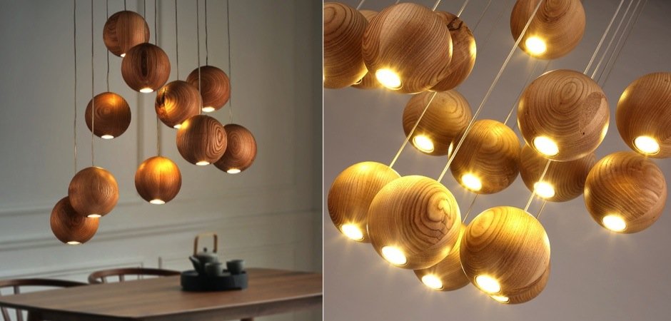 Подвесной светильник ImperiumLoft Lofter Wooden Sphere 73428-22