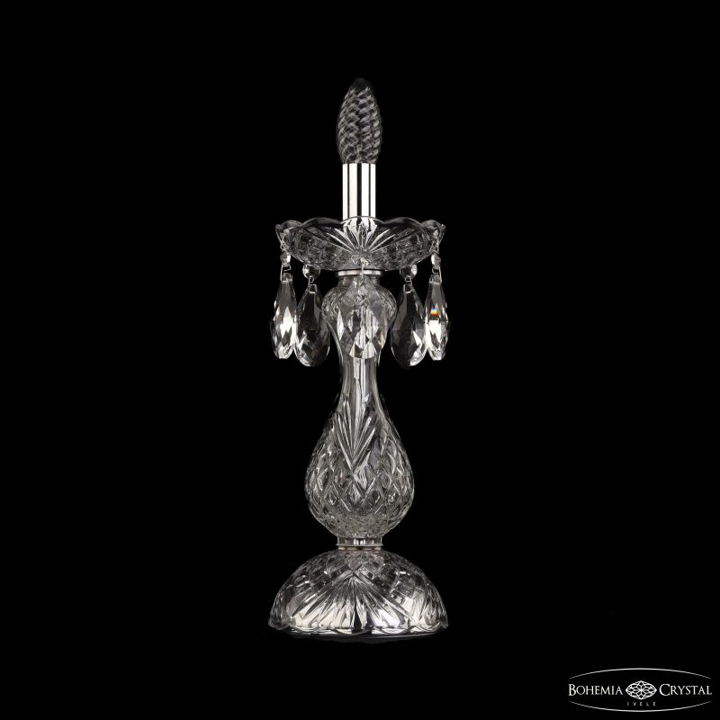 Настольная лампа Bohemia Ivele Crystal 1400L/1-35 Ni