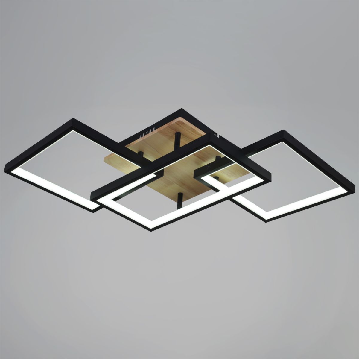 Потолочный светильник Reluce 49560-0.3-03 BK+WOOD